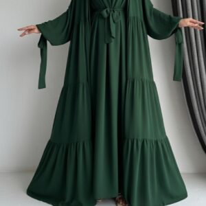 Pinterest Three Layer Abaya ( Five Pcs )