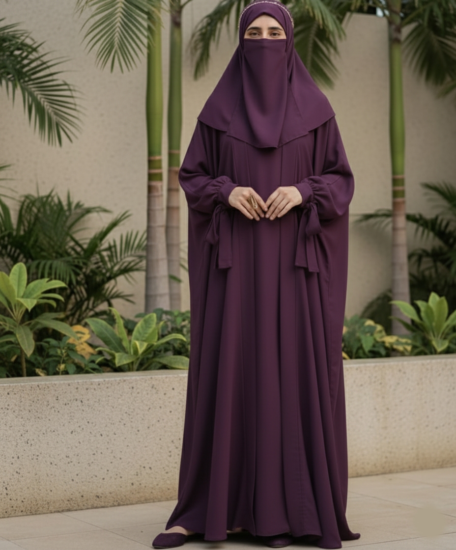Double Tie Kaftan Abaya