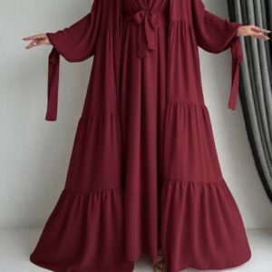 Pinterest Three Layer Abaya ( Five Pcs )