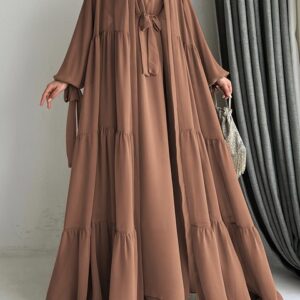 Pinterest Three Layer Abaya ( Five Pcs )
